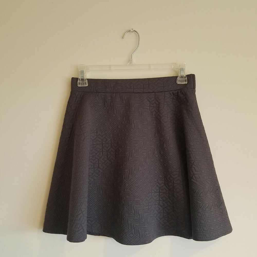 Gray skater skirt